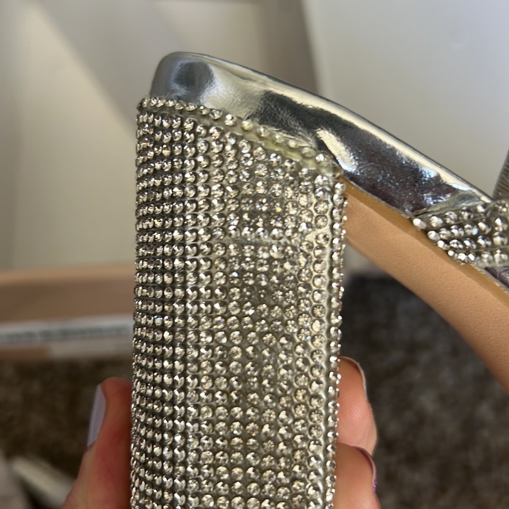 NEW Rhinestone High Heels - Picture 5 of 7